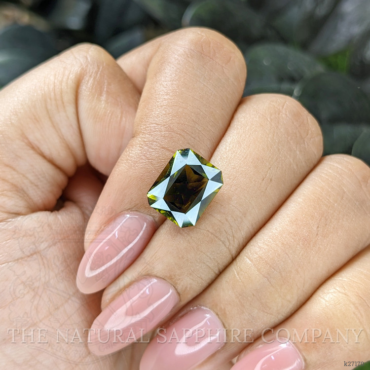 4.05 Ct. Yellowish Green Tourmaline from Ceylon (Sri Lanka)