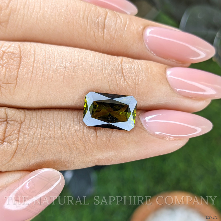 3.82 Ct. Yellowish Green Tourmaline from Ceylon (Sri Lanka)