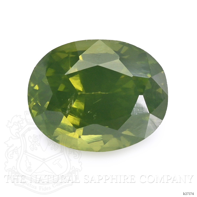 1.17 Ct. Yellowish Green Zircon from Ceylon (Sri Lanka)