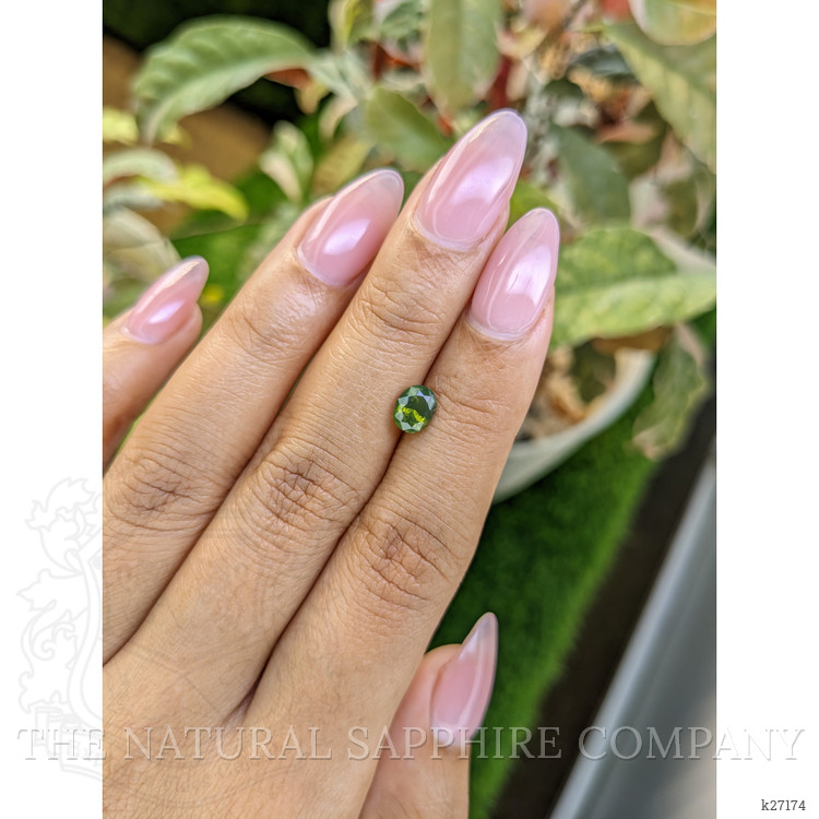 1.17 Ct. Yellowish Green Zircon from Ceylon (Sri Lanka)
