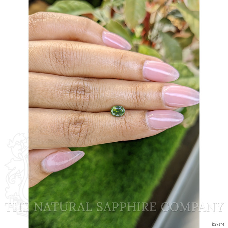 1.17 Ct. Yellowish Green Zircon from Ceylon (Sri Lanka)
