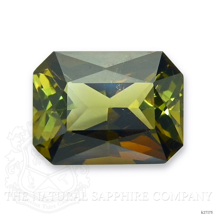 3.22 Ct. Brownish Green Tourmaline from Ceylon (Sri Lanka)