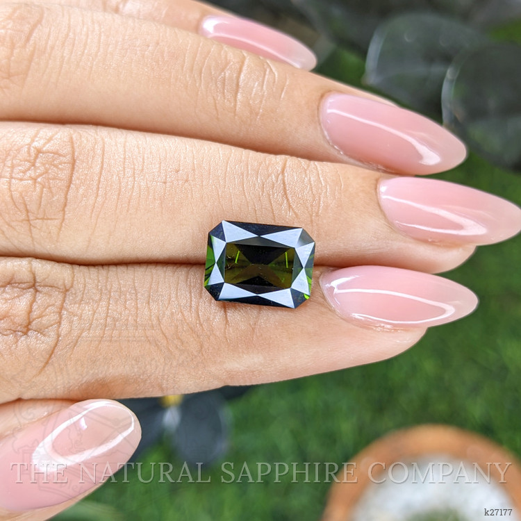 4.00 Ct. Green Tourmaline from Ceylon (Sri Lanka)