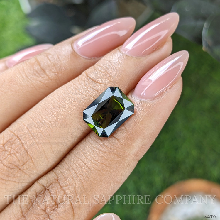 4.00 Ct. Green Tourmaline from Ceylon (Sri Lanka)