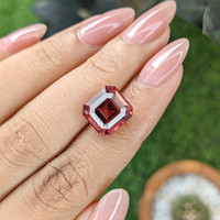 6.63 Ct. Brownish Pink Tourmaline from Republic of Congo Life Style