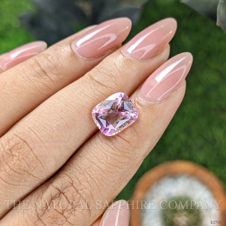 4.01 Ct. Purplish Pink Tourmaline from Republic of Congo