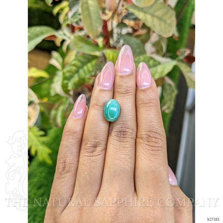 9.33 Ct. Greenish Blue Jade from Burma (Myanmar)