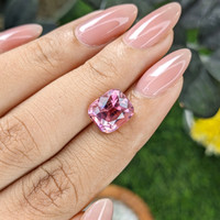 3.99 Ct. Purplish Pink Tourmaline from Republic of Congo Life Style