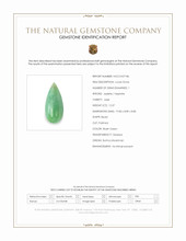 12.37 Ct. Bluish Green Jade from Burma (Myanmar) Scan Report