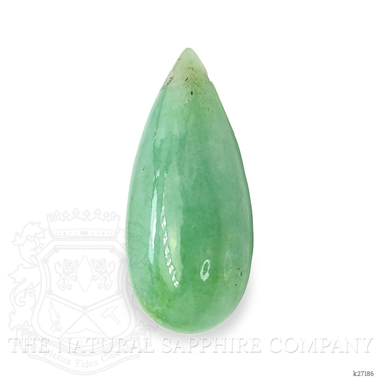 12.37 Ct. Bluish Green Jade from Burma (Myanmar)