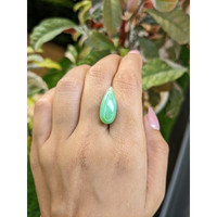 12.37 Ct. Bluish Green Jade from Burma (Myanmar) Life Style