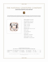 4.03 Ct. Peach Tourmaline from Republic of Congo Scan Report