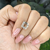 4.03 Ct. Peach Tourmaline from Republic of Congo Life Style