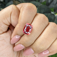 4.68 Ct. Brownish Pink Tourmaline from Republic of Congo Life Style
