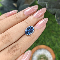 2.82 Ct. Blue Spinel from South Africa Life Style