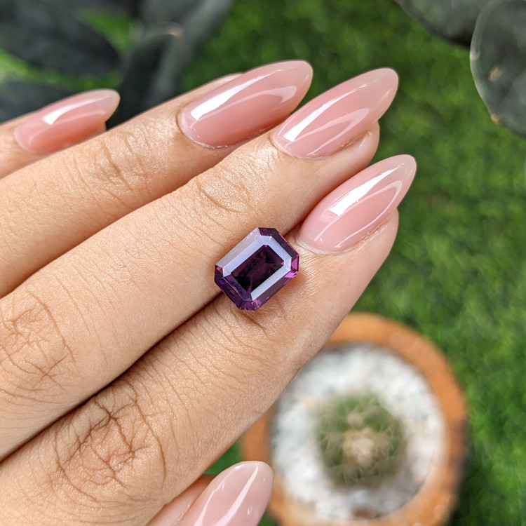 3.54 Ct. Pinkish Purple Spinel from South Africa