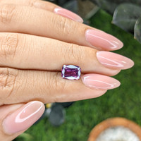 1.41 Ct. Pinkish Purple Spinel from South Africa Life Style