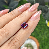 2.44 Ct. Purplish Red Spinel from South Africa Life Style