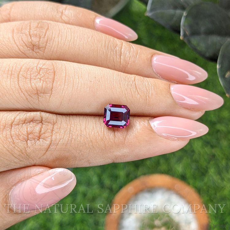 2.44 Ct. Purplish Red Spinel from South Africa