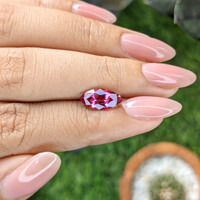 2.20 Ct. Purplish Pink Spinel from South Africa Life Style