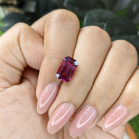 3.20 Ct. Pinkish Purple Spinel from South Africa Life Style