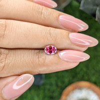0.76 Ct. Pink Spinel from Burma (Myanmar) Life Style