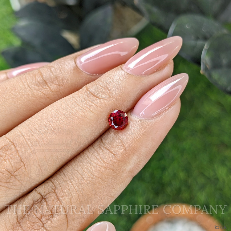0.65 Ct. Red Spinel from Burma (Myanmar)