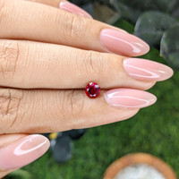 0.65 Ct. Red Spinel from Burma (Myanmar) Life Style