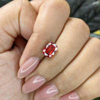 1.76 Ct. Red Spinel from Burma (Myanmar) Life Style