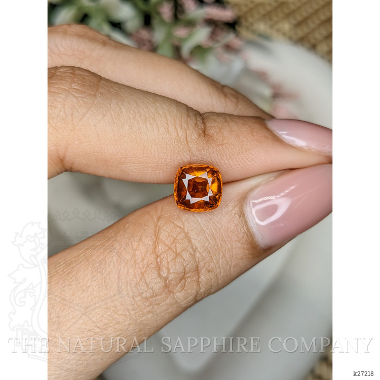 2.09 Ct. Orange Hessonite Garnet from Madagascar