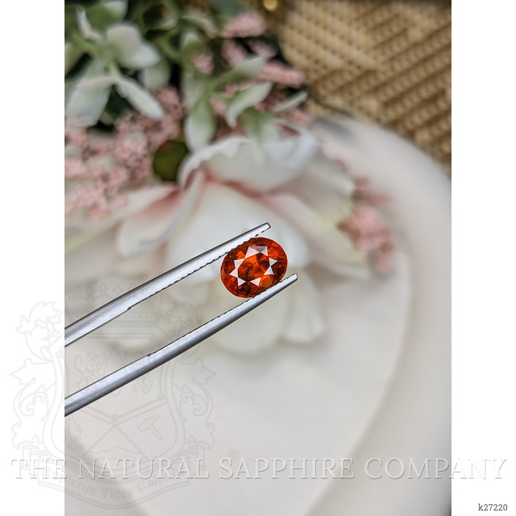 2.04 Ct. Reddish Orange Hessonite Garnet from Madagascar