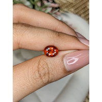 2.04 Ct. Reddish Orange Hessonite Garnet from Madagascar Life Style