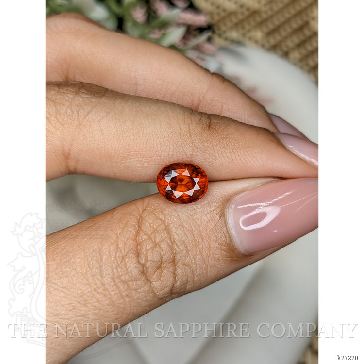 2.04 Ct. Reddish Orange Hessonite Garnet from Madagascar