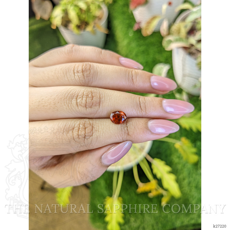 2.04 Ct. Reddish Orange Hessonite Garnet from Madagascar