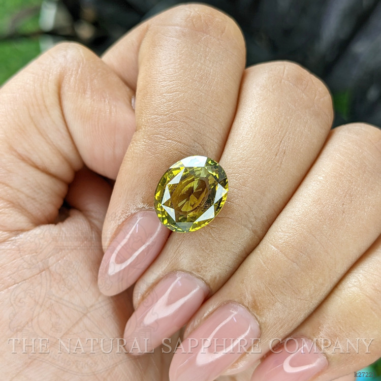 6.68 Ct. Yellowish Green Chrysoberyl from Madagascar