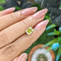 1.54 Ct. Yellowish Green Chrysoberyl from Tanzania Life Style