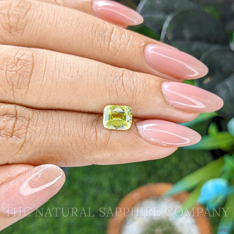 1.54 Ct. Yellowish Green Chrysoberyl from Tanzania
