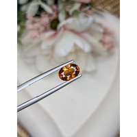 1.72 Ct. Orange Hessonite Garnet from Madagascar Life Style