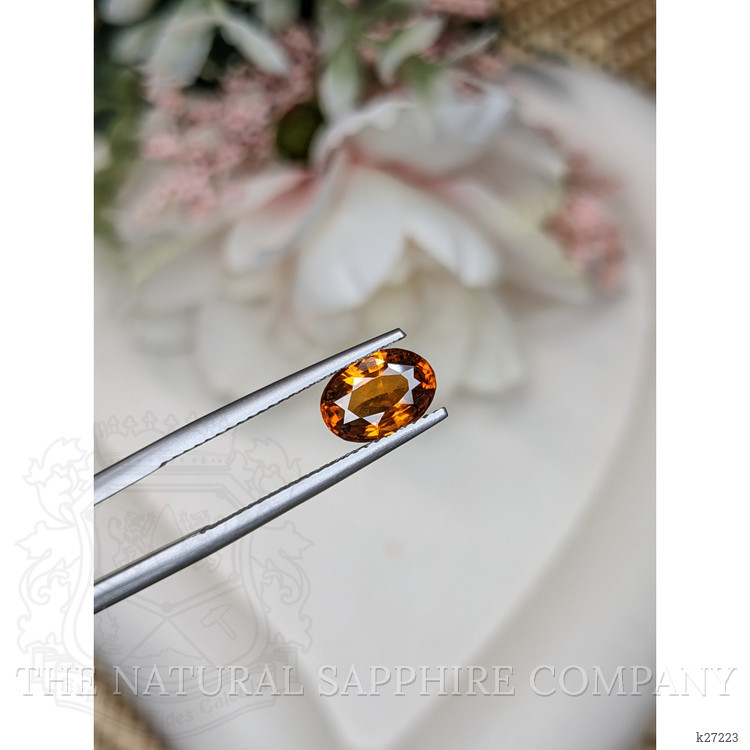 1.72 Ct. Orange Hessonite Garnet from Madagascar