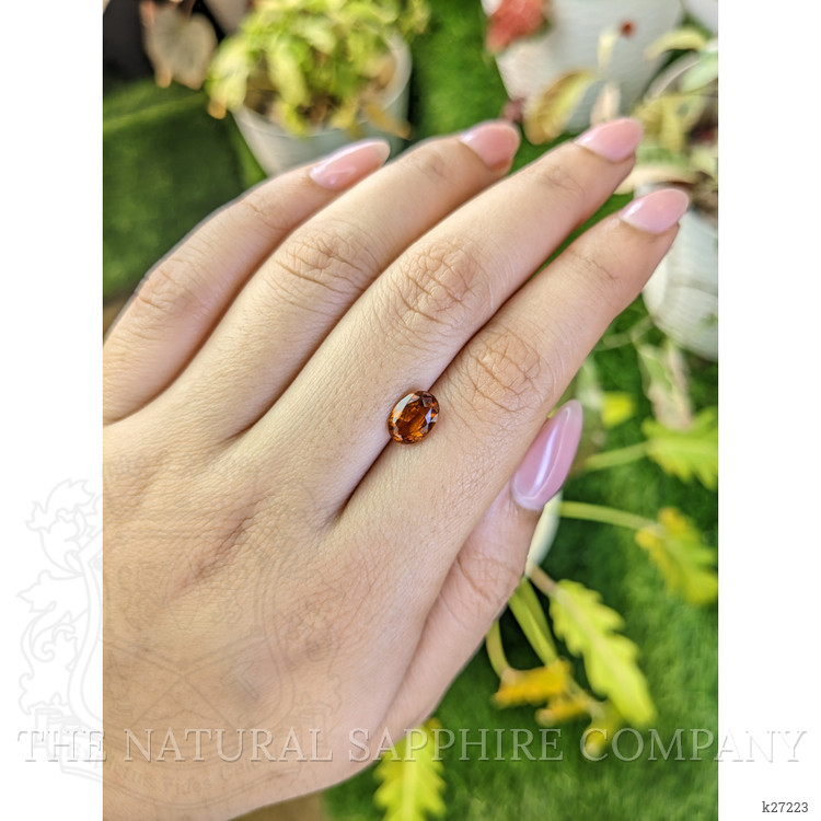 1.72 Ct. Orange Hessonite Garnet from Madagascar