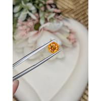 1.33 Ct. Orange Hessonite Garnet from Madagascar Life Style