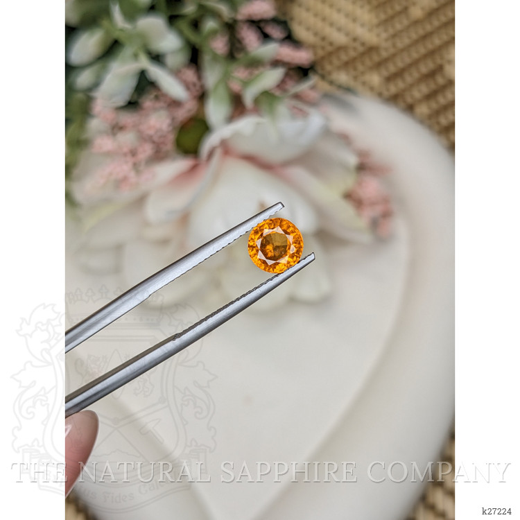 1.33 Ct. Orange Hessonite Garnet from Madagascar