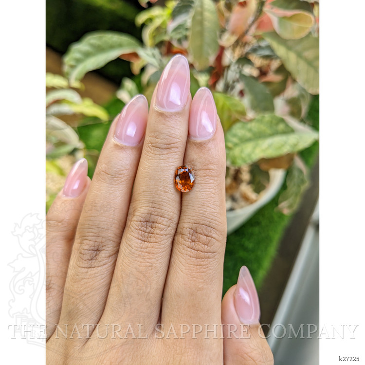 1.59 Ct. Orange Hessonite Garnet from Madagascar