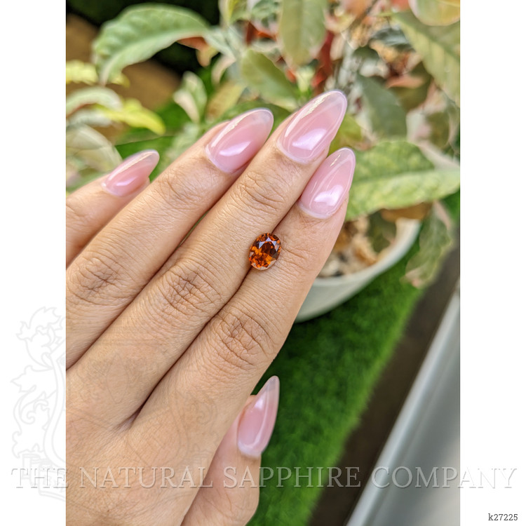 1.59 Ct. Orange Hessonite Garnet from Madagascar