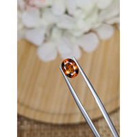 1.59 Ct. Orange Hessonite Garnet from Madagascar Life Style