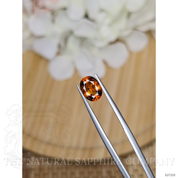 1.59 Ct. Orange Hessonite Garnet from Madagascar