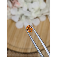 0.86 Ct. Orange Hessonite Garnet from Madagascar Life Style