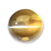 2.62 Ct. Brownish Yellow Cabochon Chrysoberyl from Madagascar Video