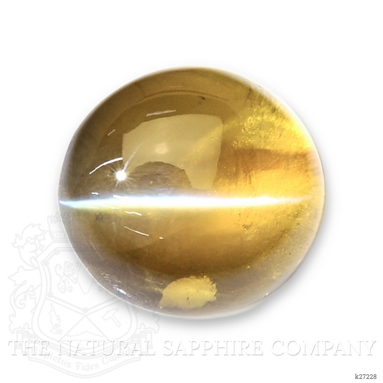 2.62 Ct. Brownish Yellow Cabochon Chrysoberyl from Madagascar