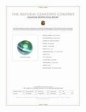1.65 Ct. Cabochon Alexandrite from India Scan Report